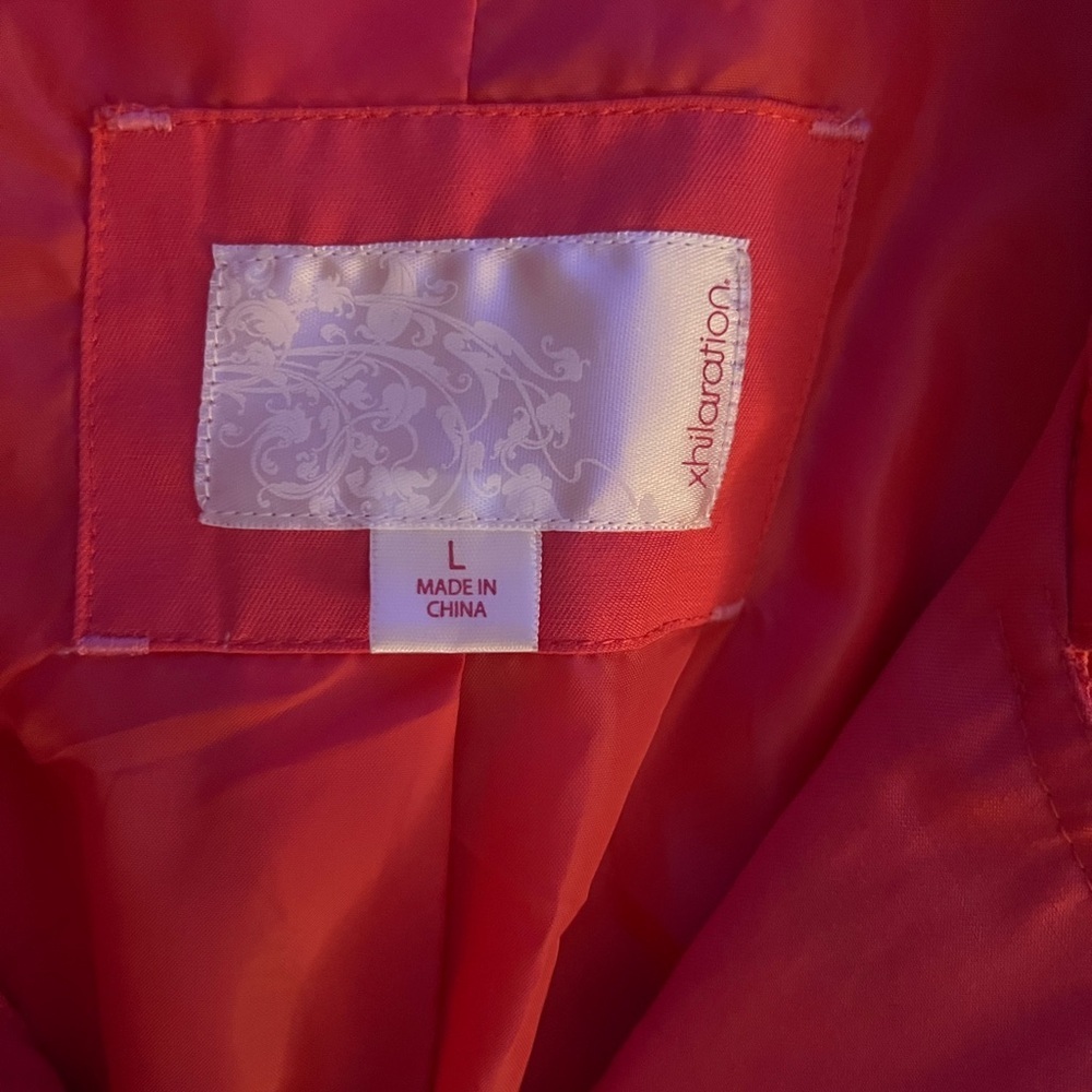 Pink Trench Coat with Belt - Picture 3 of 3